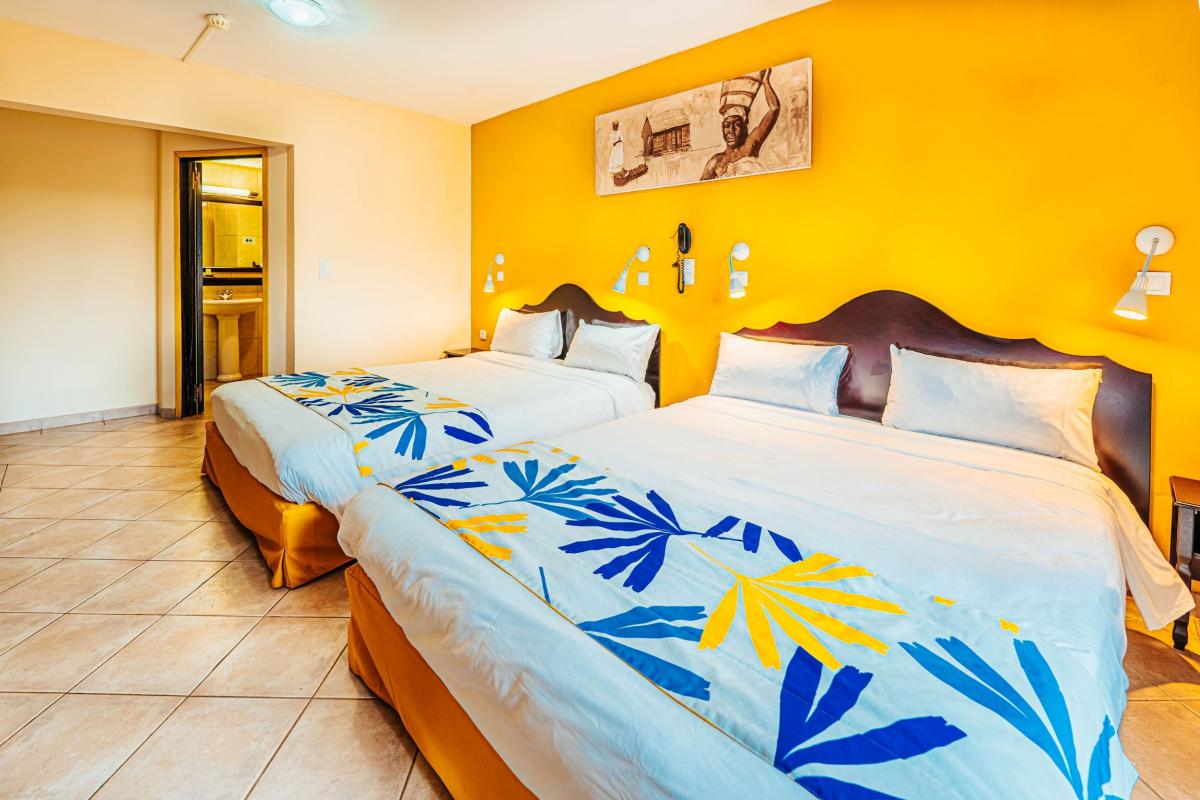 Hotel pied dans l'eau martinique BAMBOU  - chambre gran kay bis